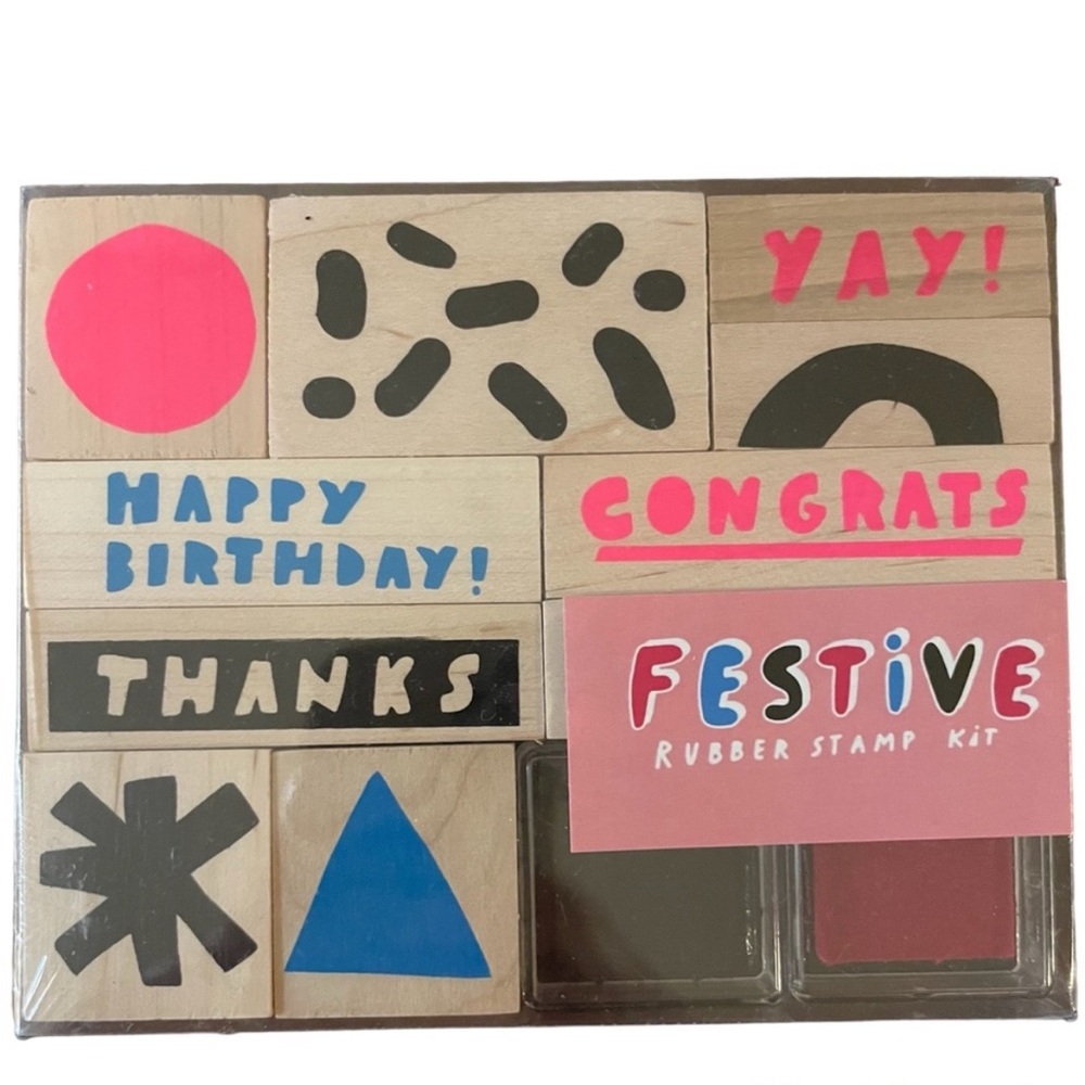 Yellow Owl Workshop Festive 10 Rubber Stamp Kit